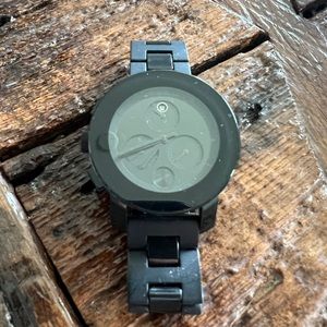 Movado black watch
